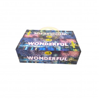 Kembang Api Wonderful Cake 0.8 Inch 188 Shots - GE08188